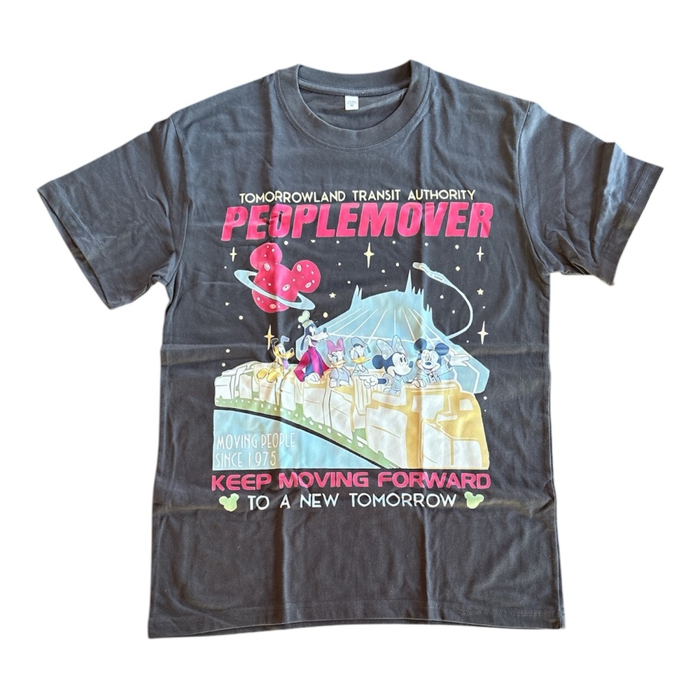Walt Disney World Tomorrowland Transit Authority PeopleMover T-shirt M NEW! - Picture 3 of 8